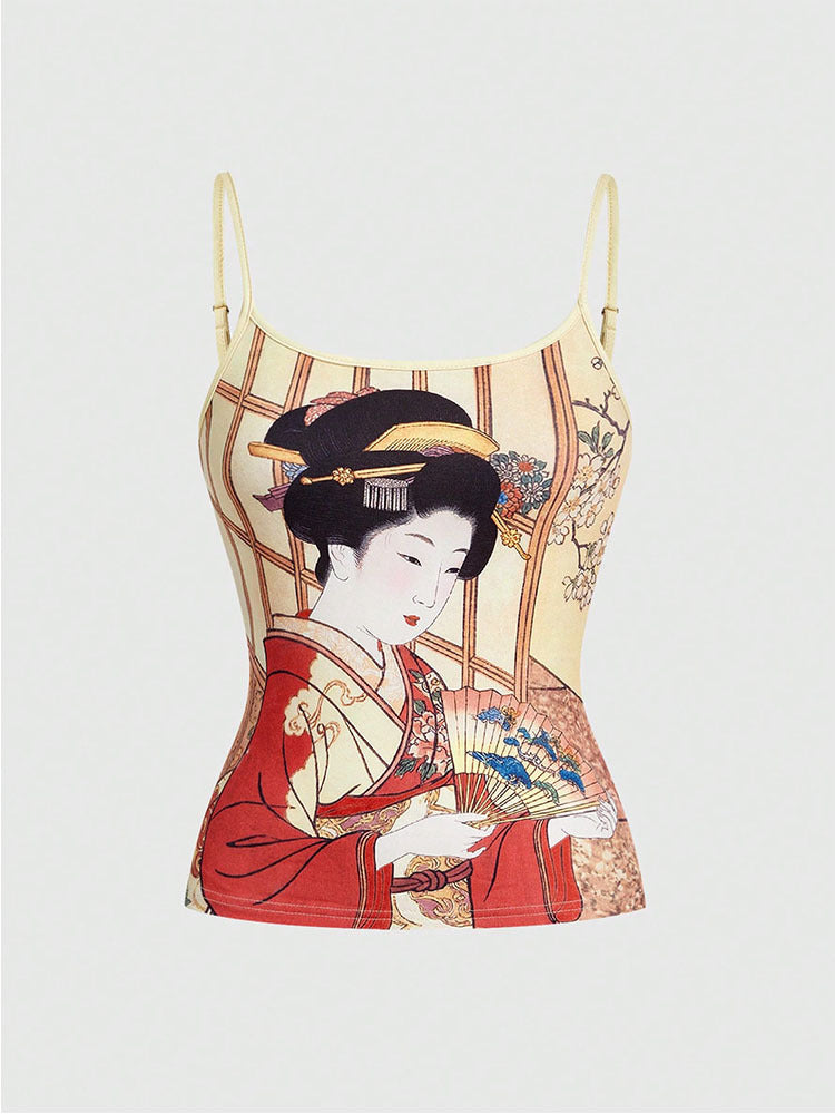 Women Durable Top with cultural Artwork StylebySassy