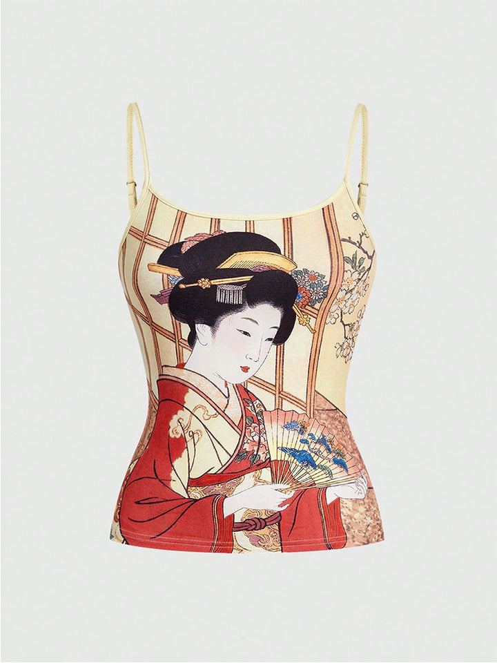 Women Durable Top with cultural Artwork StylebySassy