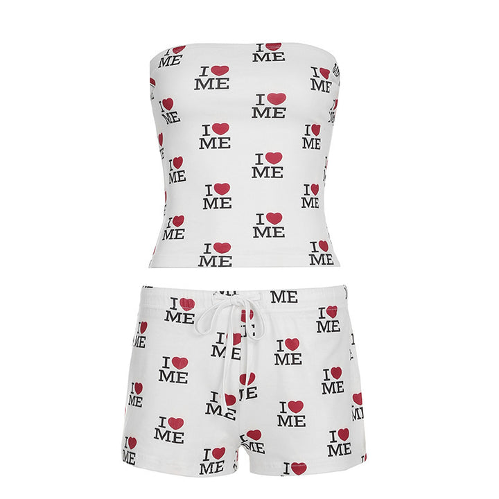 Women's bandeau top with fashionable print StylebySassy