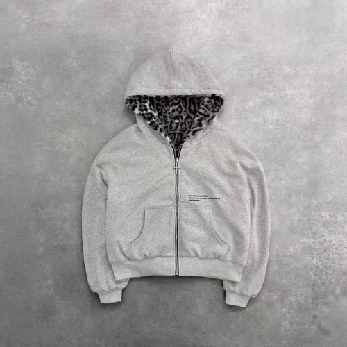 Unisex padded hooded jacket short cut with cross zipper StylebySassy