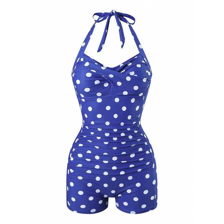 Women One-Piece Swimsuit with Trendy Wrap Design StylebySassy