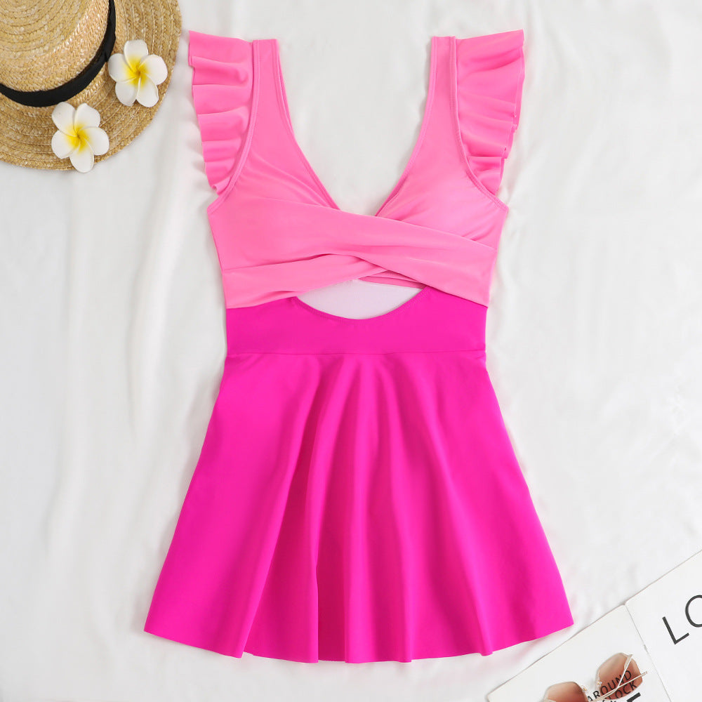 Women’s swimsuit with voluminous ruffle details StylebySassy