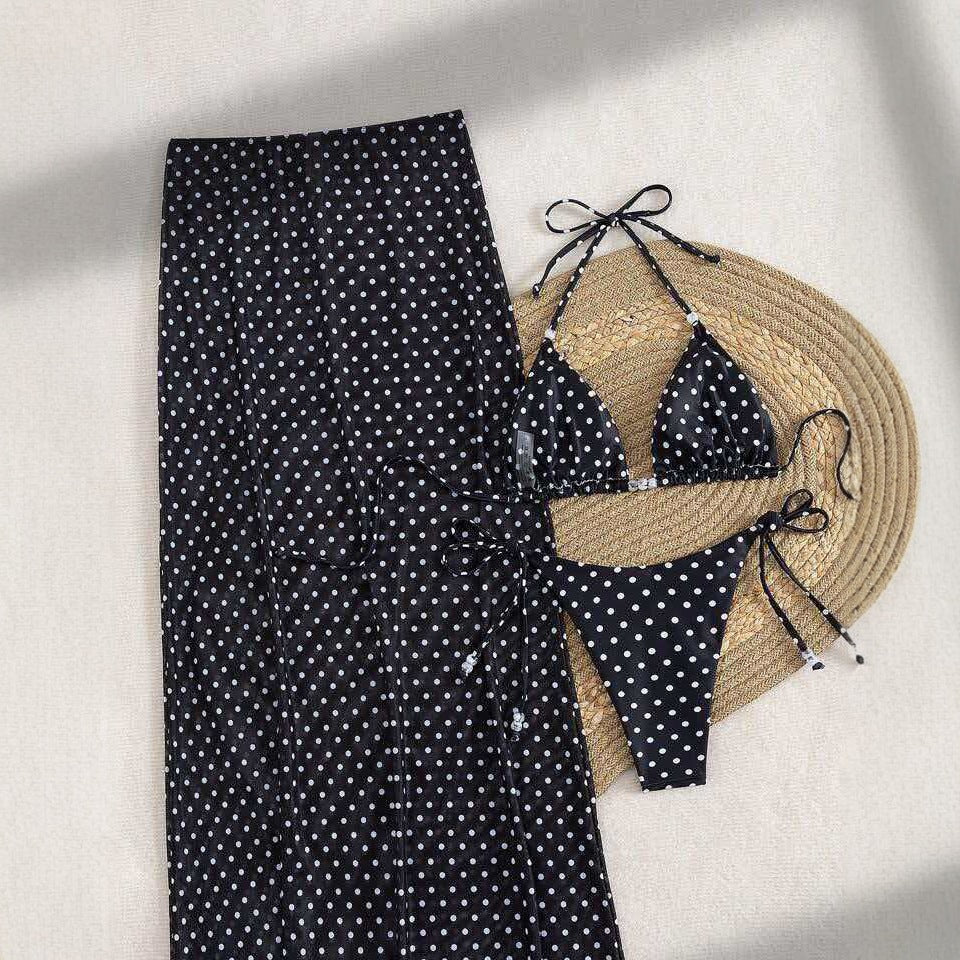 Ladies Stylish Beach Dress with Dots StylebySassy