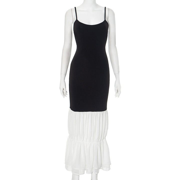 Women Long Sleeve Maxi Dress with Ruffle Hem StylebySassy