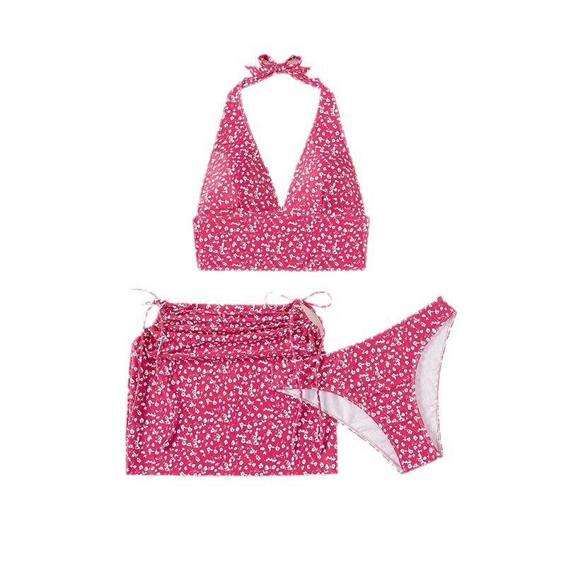 Women's Crop-Top Bikini with Deep V-Neck StylebySassy