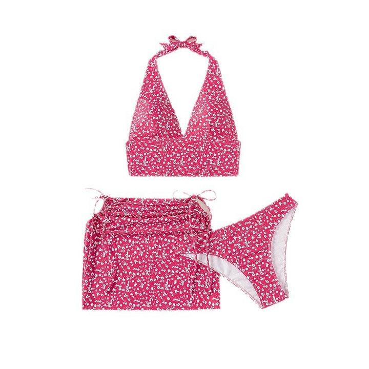 Women's Crop-Top Bikini with Deep V-Neck StylebySassy