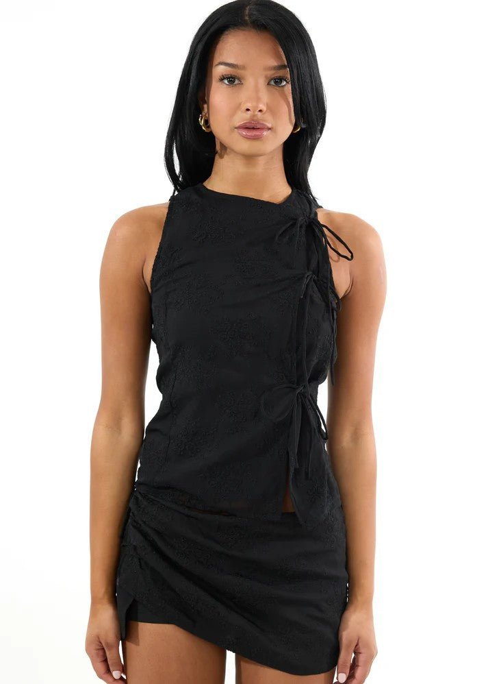 Ladies Playful Wrap Dress with Side Ruffle Details StylebySassy