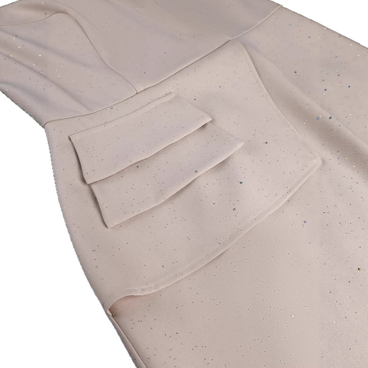 Women elegant dress with refined drapings StylebySassy