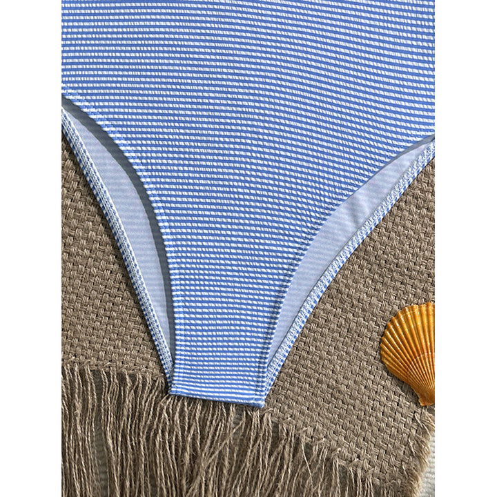 Women’s One-Piece Swimsuit with Sophisticated Crochet Detail StylebySassy