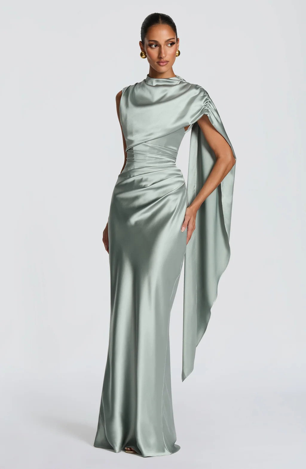 Women Long Sleeve Evening Dress StylebySassy