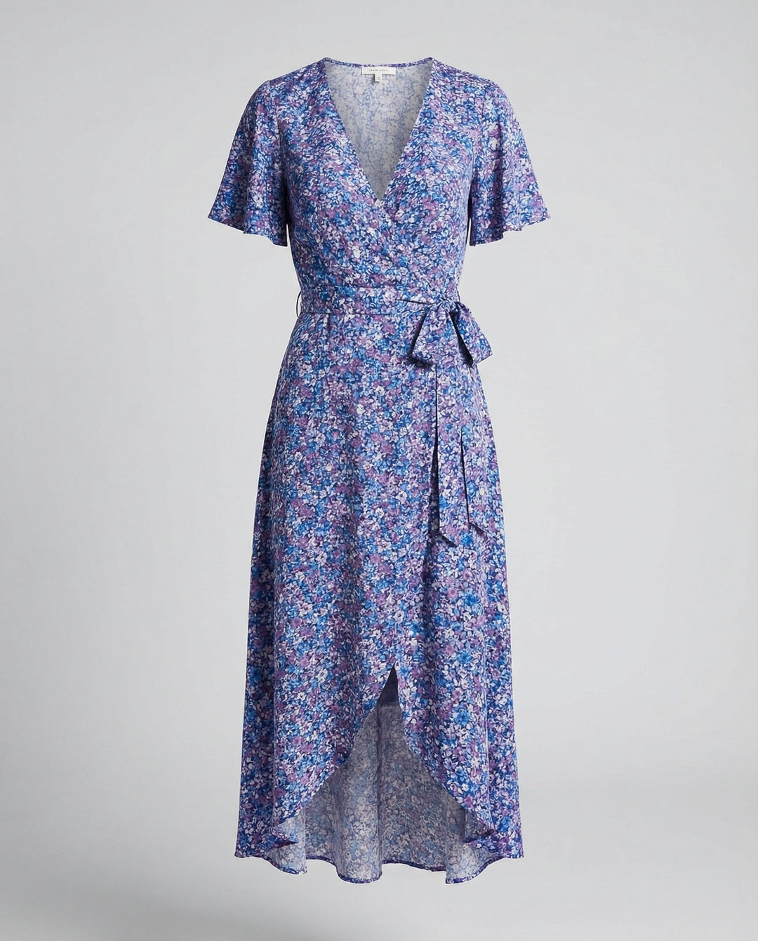 Ladies Flower Dress Midi with Belt