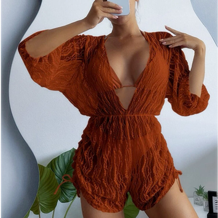 Women Transparent Beach Overalls StylebySassy