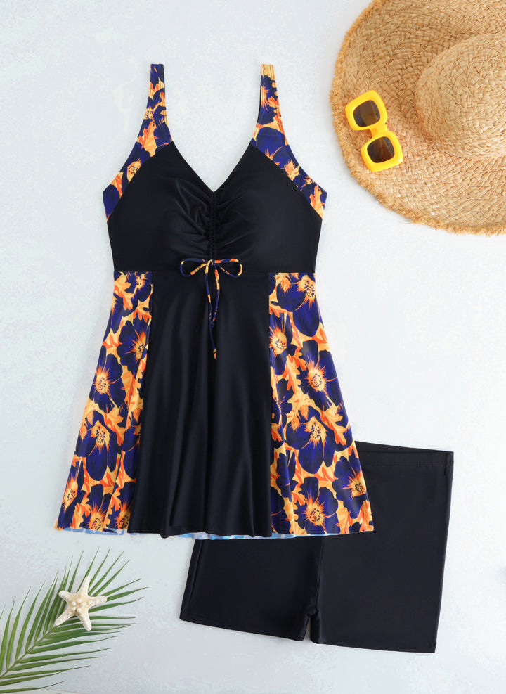 Women Beach Dress Swimsuit with Elegant Leopard Print StylebySassy
