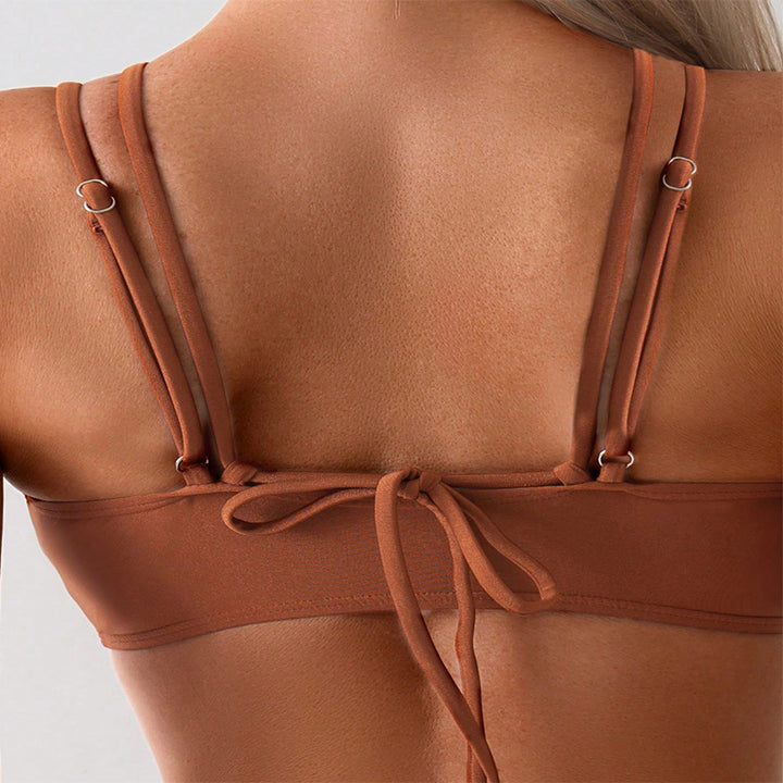 Women's bikini set with sophisticated cut-out design and adjustable straps StylebySassy
