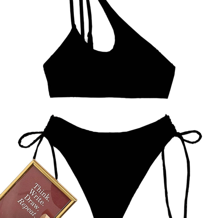 Women's One-Sided Bikini with Innovative Design StylebySassy