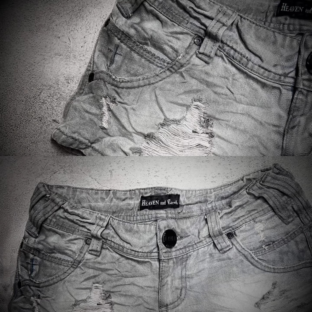 Ladies trendy Jeans Shorts with distressed details StylebySassy
