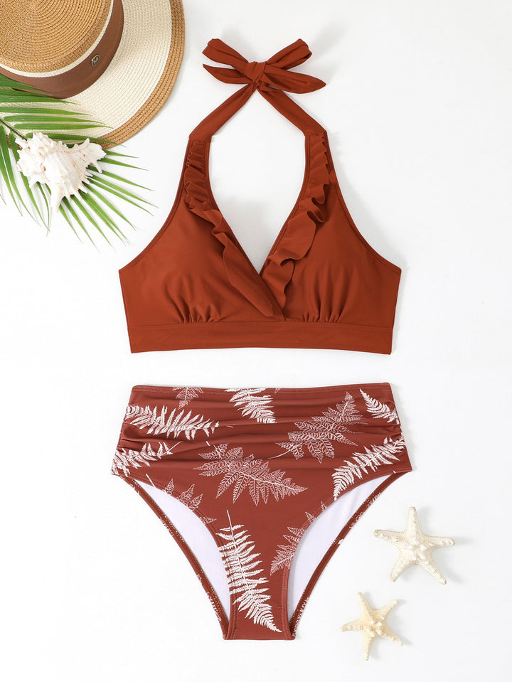 Women High-Cut Combo Swimsuit Set StylebySassy