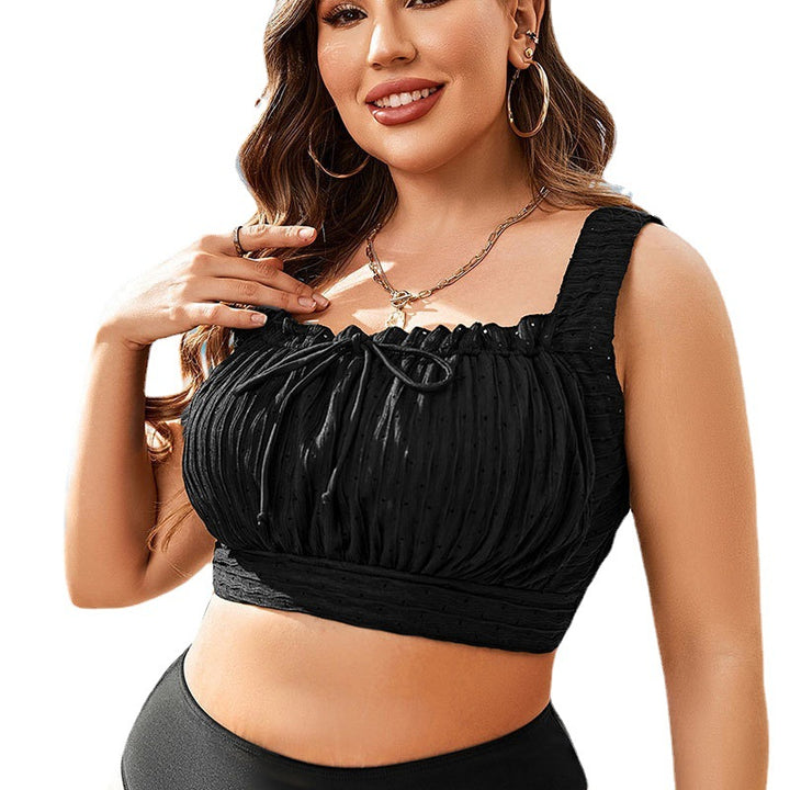 Women's Crop Top with Ruffle Details StylebySassy