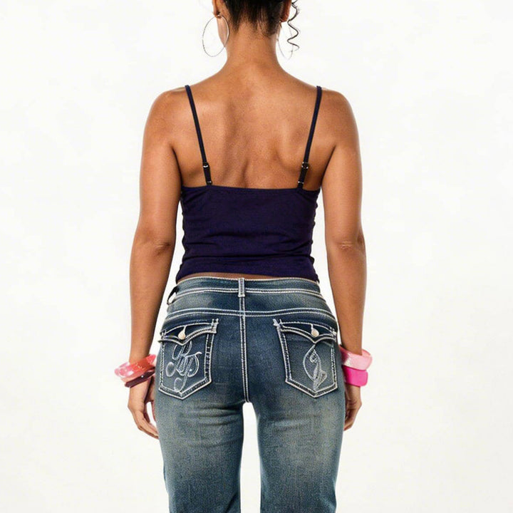 Women's tank top with fine lace StylebySassy