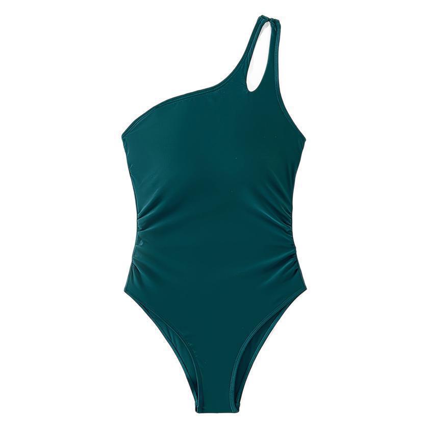 Women's one-piece swimsuit with asymmetrical design StylebySassy