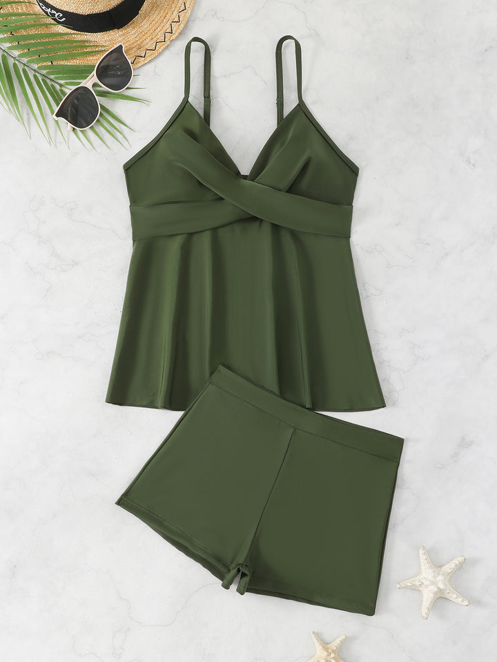 Ladies swimsuit with skirt and shorts StylebySassy