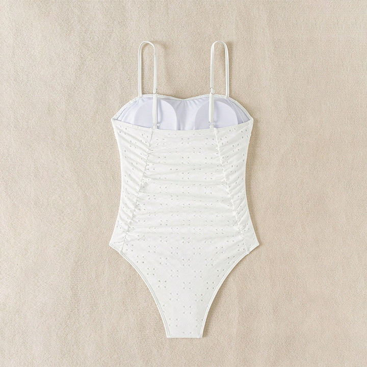 Women's elegant one-piece swimsuit with ruching StylebySassy