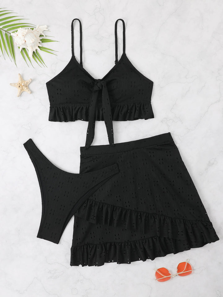 Women's Bikini Set with Ruffle Details StylebySassy
