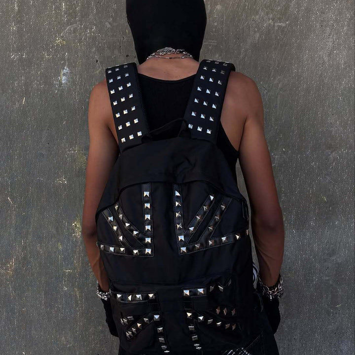Women Stylish Backpack with Stud Design StylebySassy