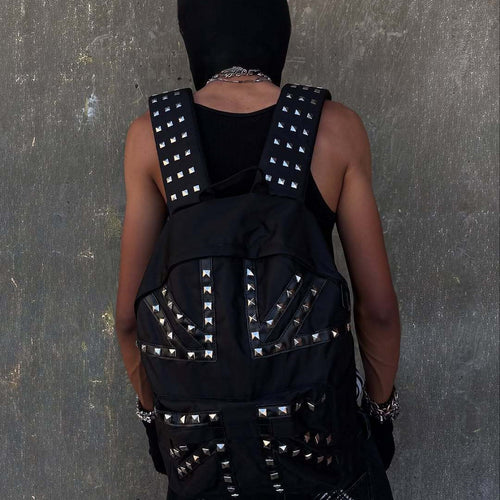 Women Stylish Backpack with Stud Design StylebySassy