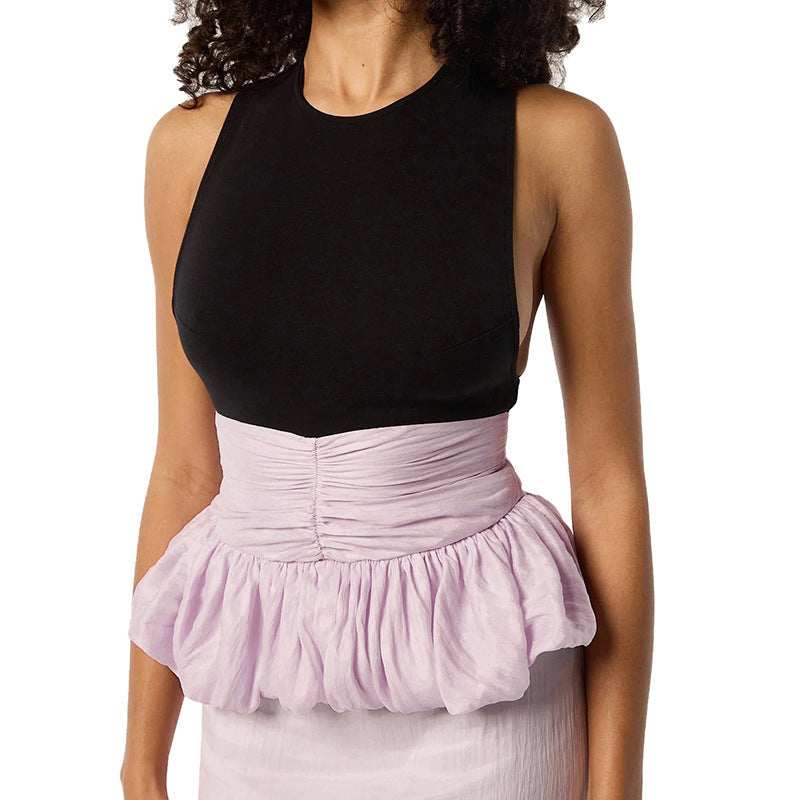 Women's Trendy Ruffle Top with Shaping Design StylebySassy