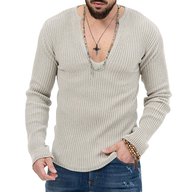Men's lightweight fleece shirt jacket with snap button placket and side pockets StylebySassy