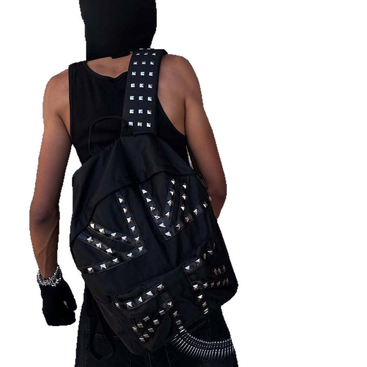 Women Stylish Backpack with Stud Design StylebySassy