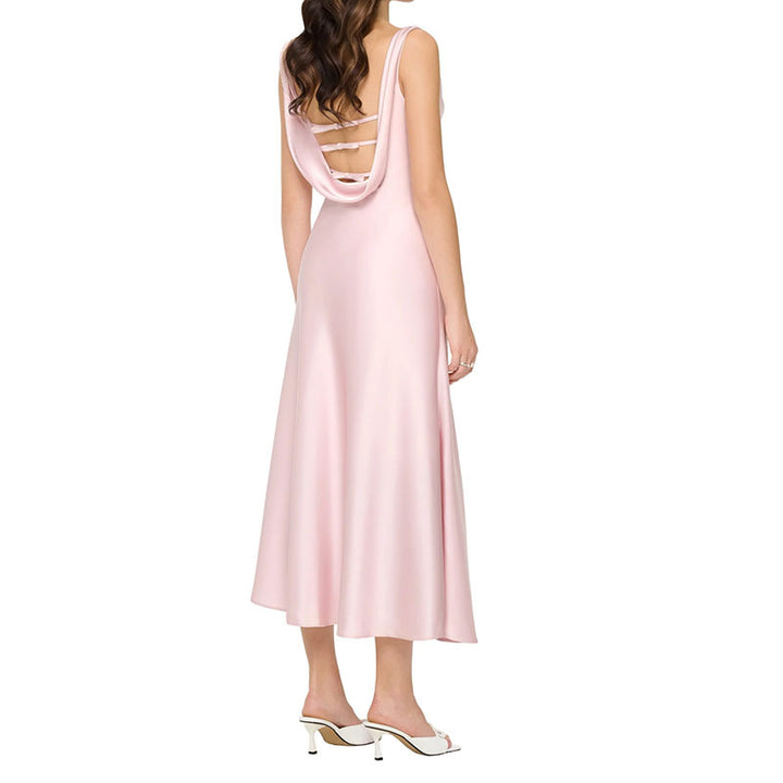 Women's Elegant Maxi Dress with Cowl Neckline StylebySassy
