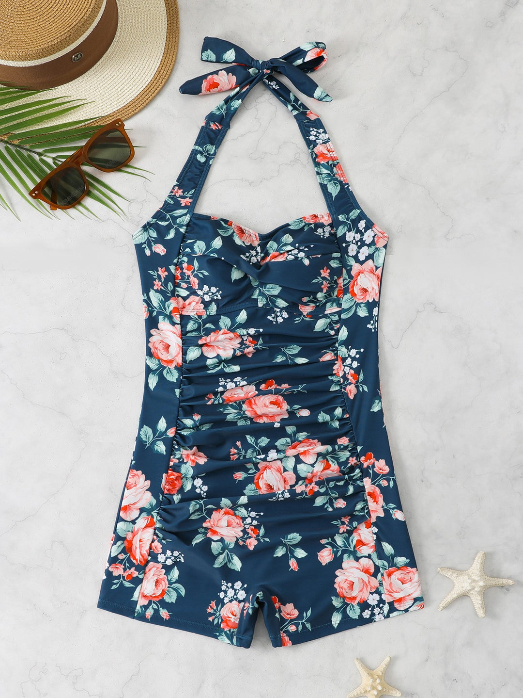 Ladies swimsuit with shape-enhancing design StylebySassy