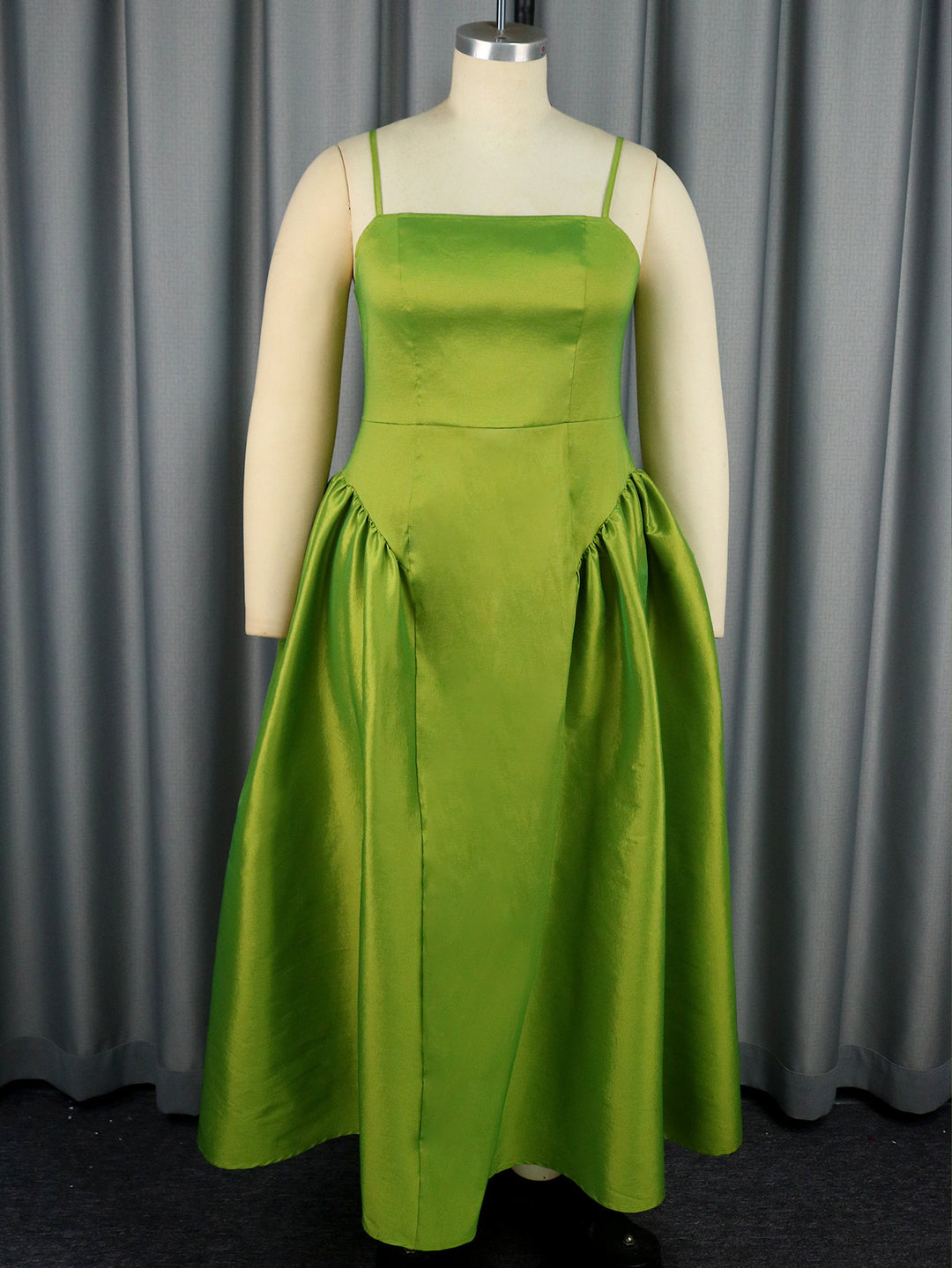 Women Elegant A-Line Maxi Dress with Generous Skirt