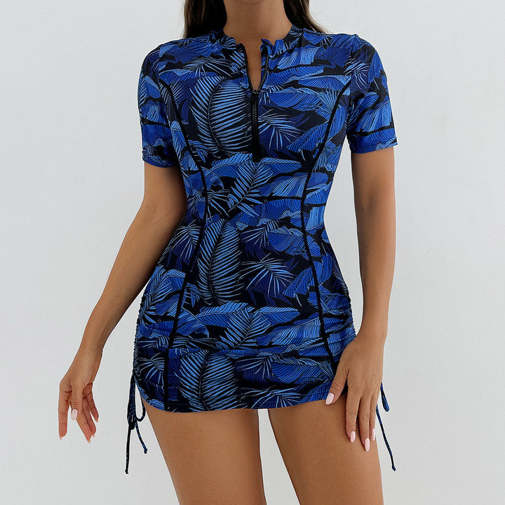Women's surf and sports suit with zipper and adjustable waistband StylebySassy
