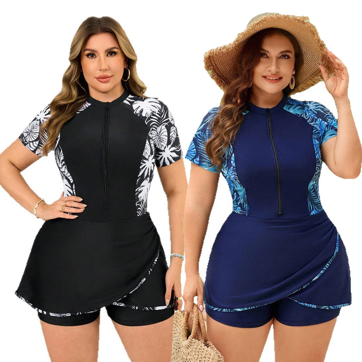 Ladies' fashionable swimsuit with short skirt StylebySassy