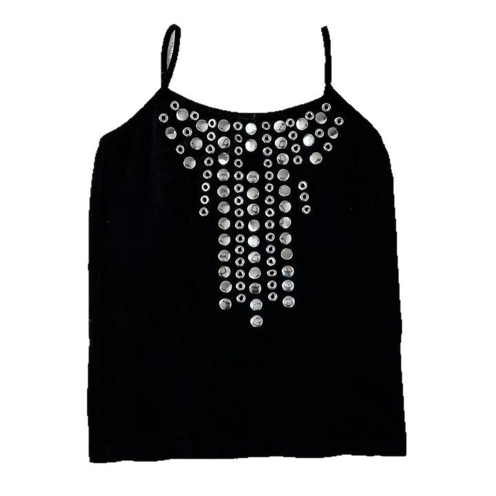 Women's top with sparkling rhinestone details StylebySassy