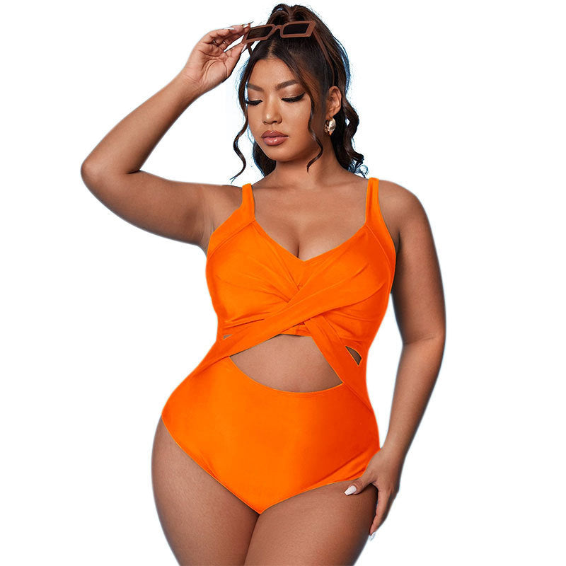 Women's One-Piece Swimsuit with Innovative Cut-Out Design StylebySassy