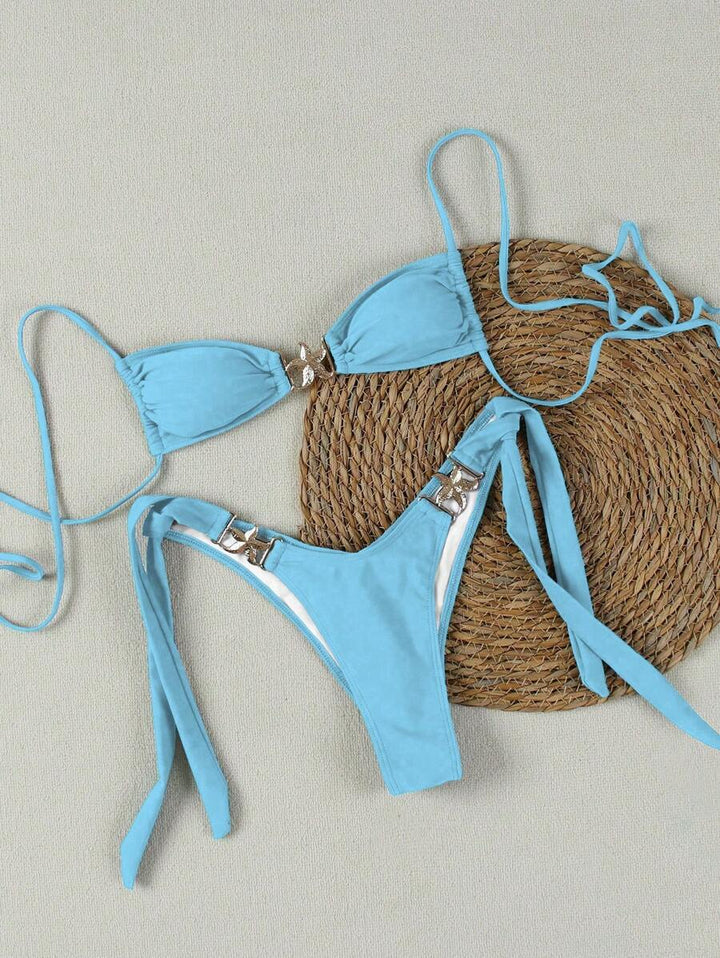 Women's Bikini Set with Elegant Buckles StylebySassy