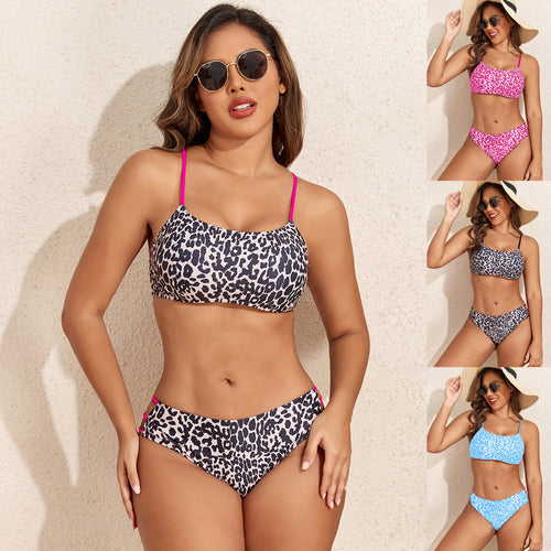 Women's Triangle Bikini Set with Fashionable Accents StylebySassy