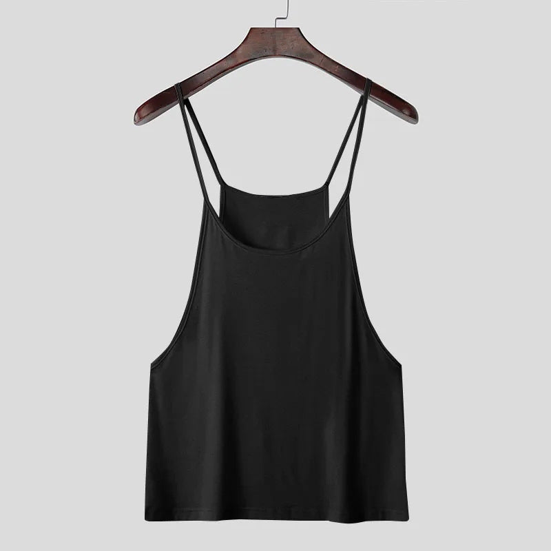 Ladies lightweight spaghetti strap top made of fine viscose blend with loose fit StylebySassy