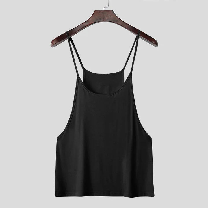 Ladies lightweight spaghetti strap top made of fine viscose blend with loose fit StylebySassy