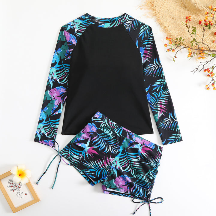 Women UV Protection Rashguard with Shorts StylebySassy