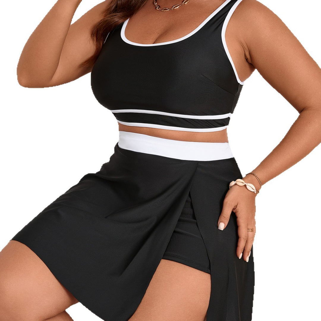 Women's Sporty Bathing Set with Skirt StylebySassy