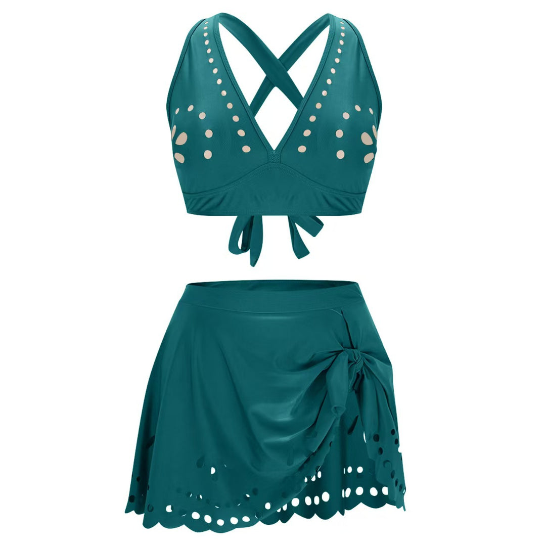 Women's Sporty Swim Set with Adjustable Straps StylebySassy