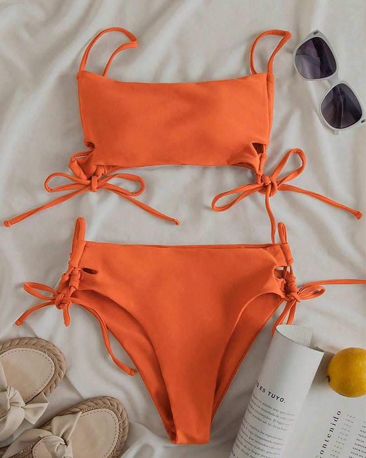 Women Crop-Top Bikini with adjustable straps StylebySassy