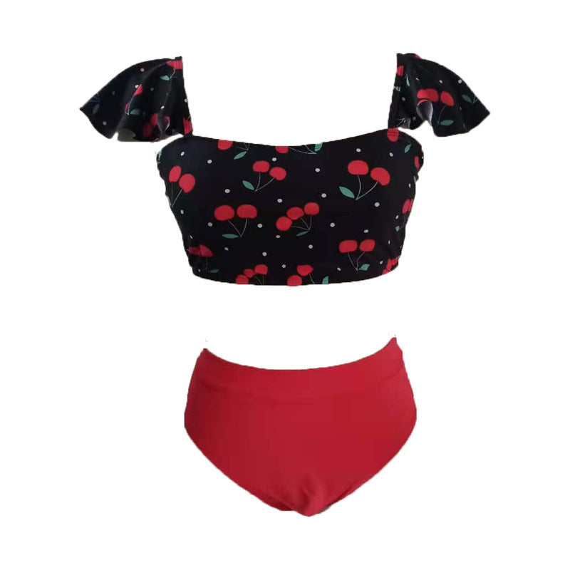 Women Tankini Set with voluminous ruffle details and high-quality cut StylebySassy