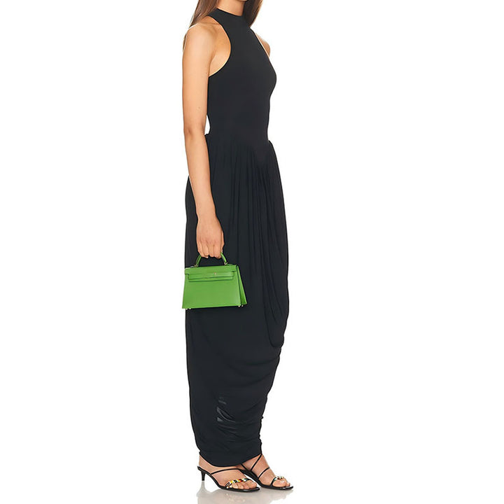 Ladies Elegant Maxi Dress with Ruching