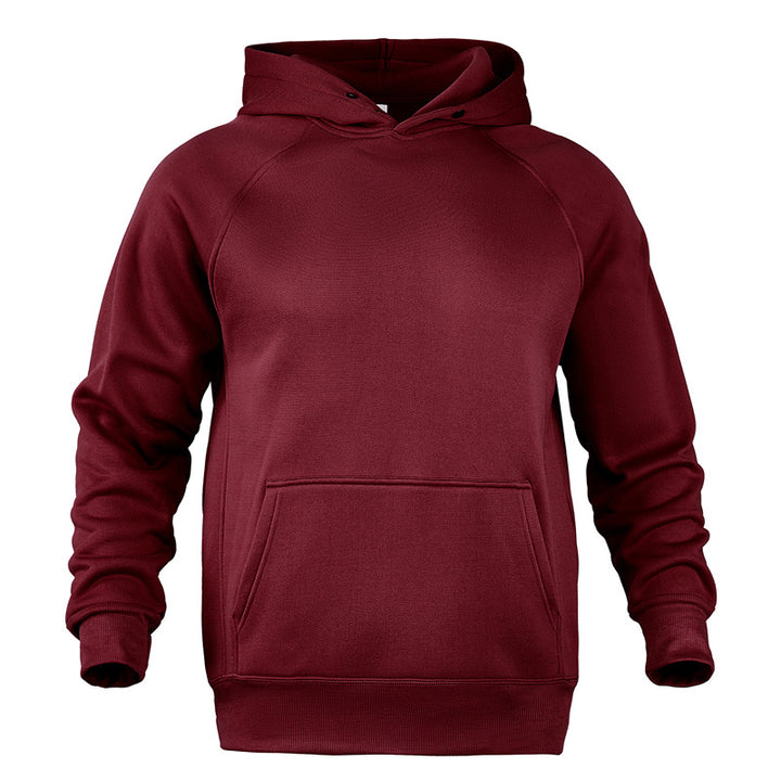 Unisex nan softer cotton fleece hoodie with kangaroo pocket and raglan sleeves StylebySassy